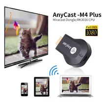 Anycast M4 Plus Fire tv Stick Amazon HDMI WiFi Dongle 1080P HD для YouTube хромированный Cast для Android IOS tv Miracast Chromecast