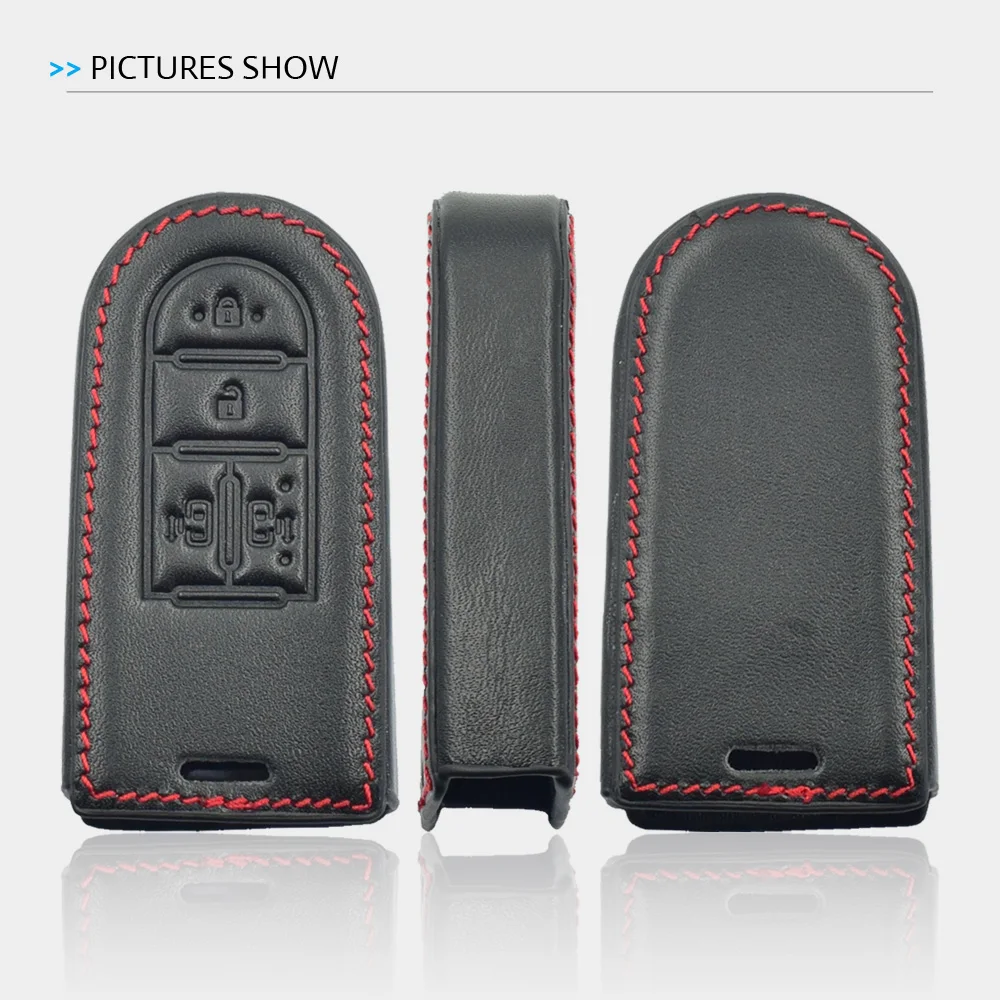 Кожаный чехол для ключей автомобиля Daihatsu Tanto LA610S LA150S Moovecanvas LA800S LA600S Toyota 4 кнопки дистанционного управления