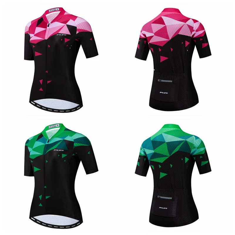 JPOJPO Высокое качество Велоспорт Джерси короткий рукав женская летняя велосипедная одежда быстросохнущая MTB футболка для езды на велосипеде Maillot Ciclismo