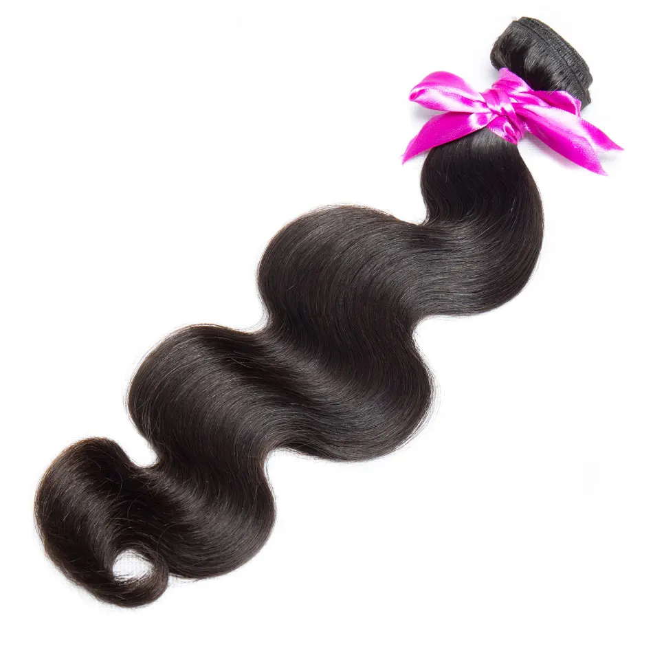 Alibele перуанские объемные волнистые волосы 4 пучка натуральные черные цвета Remy