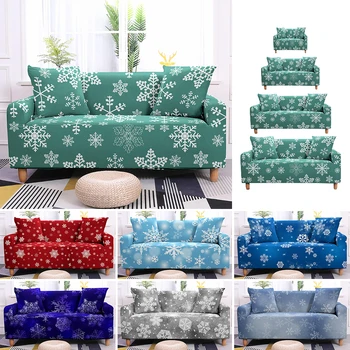 

Snowflake Pattern Sofa Slipcover Sofa Cover Elastic Sofa Cover for Living Room Couch Cover Sofa Towel Single/Two/Three/Four-seat