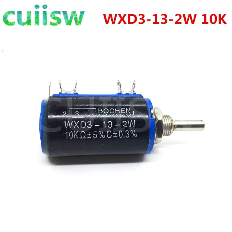 Multiturn Potentiometer Rotary Potentiometer Adjustable Resistor 1PCS Smart Electronics WXD3-13-2W 10K Rotary Side Rotary Multiturn Wirewound Potentiometer multiturn potentiometer,rotary potentiometer,adjustable resistor