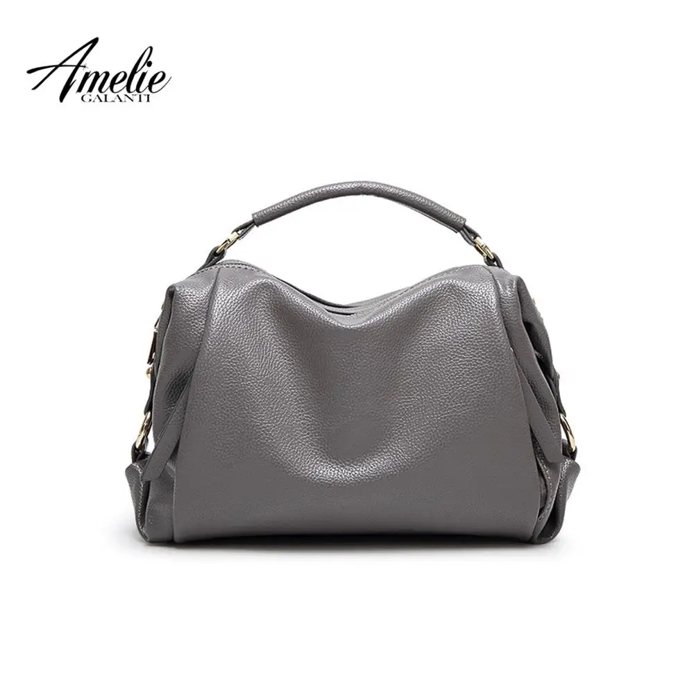 

AMELIE GALANTI crossbody bags 2019 autumn and winter new female bag fashion shoulder messenger bag PU leather simple ladies bag