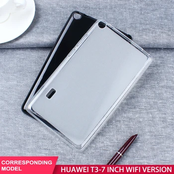 

SZOXBY For Huawei T3 7 Inch WI-FI Version TPU Case Tablet PC Anti-Fall Shell Washable Hockproof Shockproof Soft Cover Shell
