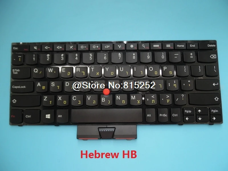 Клавиатура для ноутбука lenovo Thinkpad для Twist S230U иврит HB английский US 04W2977 OB35937 852-41731-BXA SN7121