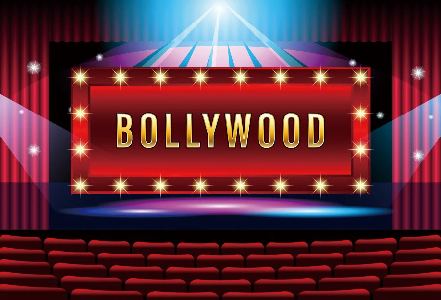 Laeacco Photo Backgrounds Baby Cartoon Bollywood Stage Spotlight Cinema  Banner Kid Portrait Photography Backdrops Photocall - Backgrounds -  AliExpress