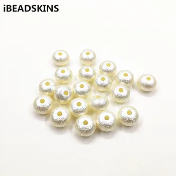 

New arrival! 14x9mm 500pcs Imitation pearls Wrinkle effect wheel beads for Necklace,Earrings parts,hand Made Jewelry DIY