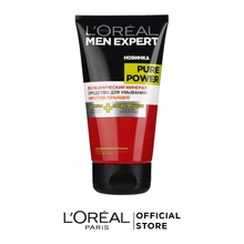 L’Oreal Paris Men Expert Средство для умывания «Pure Power» против прыщей, 150 мл