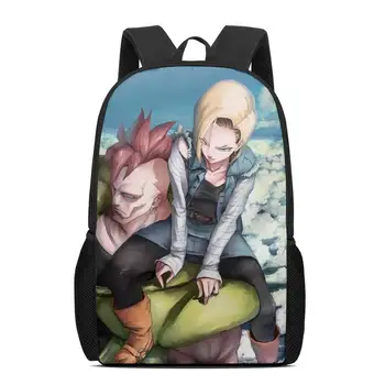 

Custom Backpack Dragon Ball: Cyborg 18 Canvas Bag Cartoon School Bag Laptop Bag Notebook Bags Anime Cosplay knapsack for Kids
