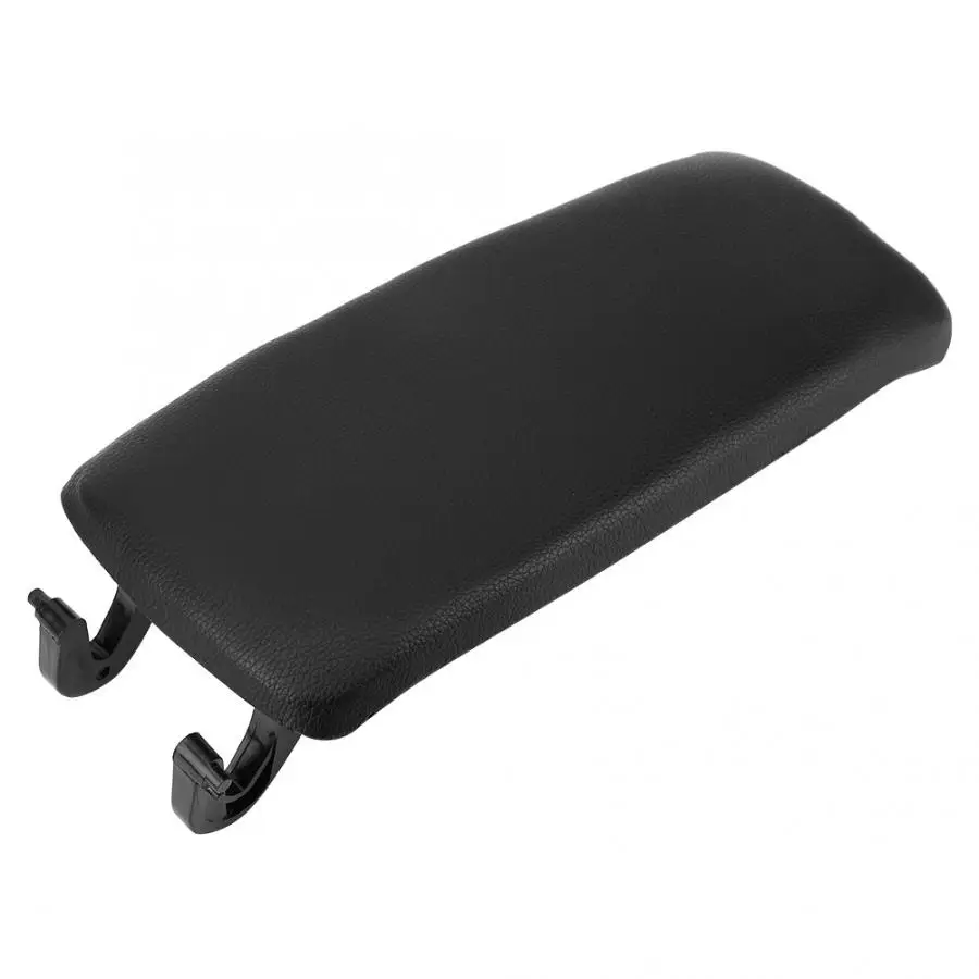 

Quality Car Black Console Armrest Lid Cover No Fading for Audi A6 C5 1998 1999 2000-2005 ABS + leather + plastic car-styling