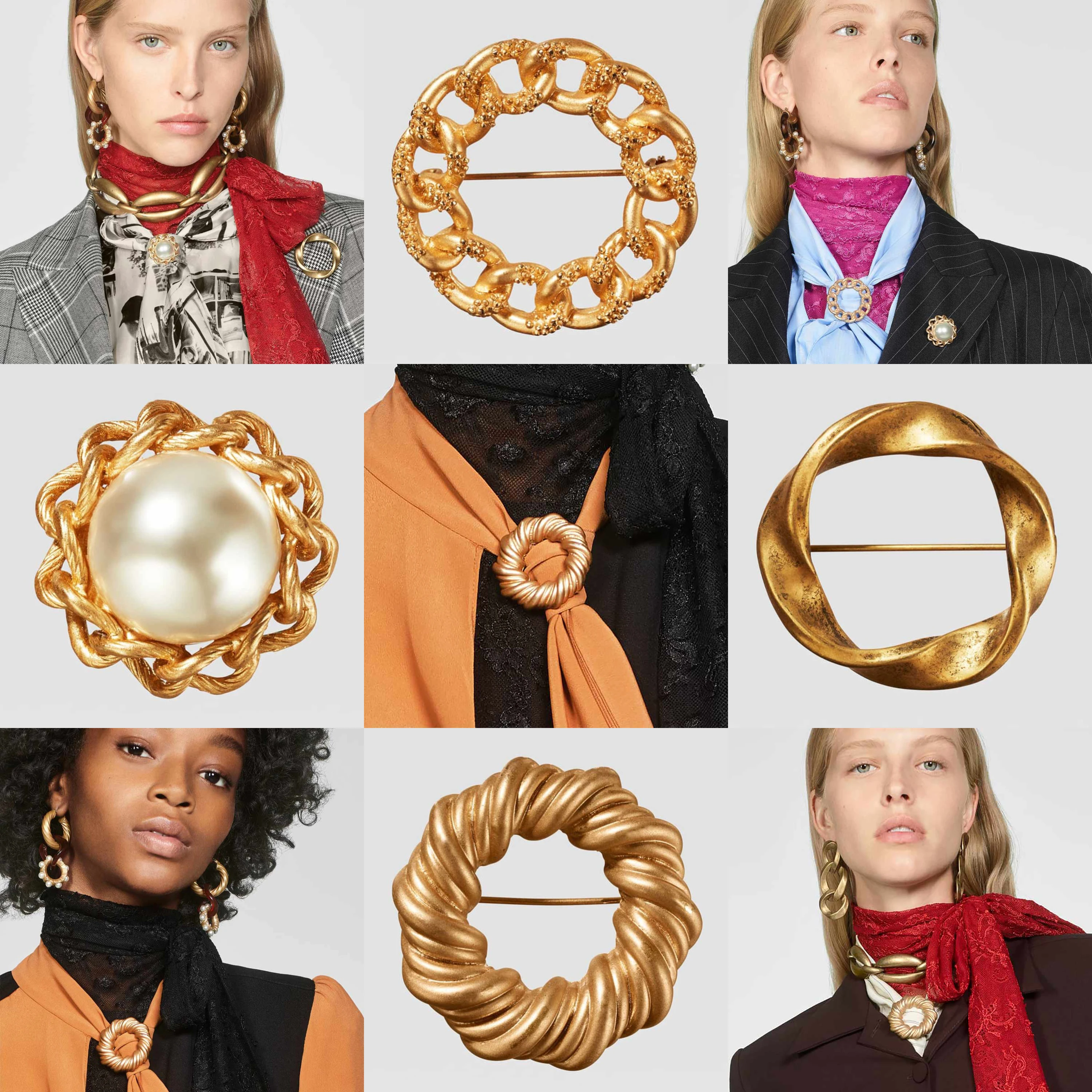 Бренд miwens, винтажные классические золотые металлические броши для женщин, роскошные элегантные круглые массивные милые Полые броши, вечерние ювелирные изделия в подарок
