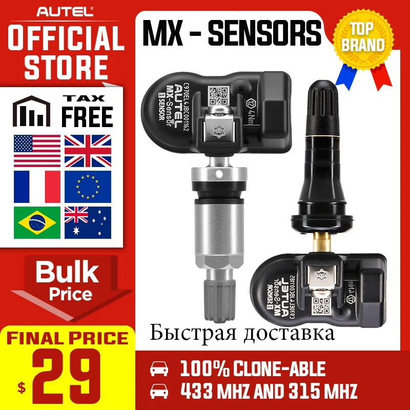 Autel MaxiTPMS PAD programmer Tire Pressure programming TPMS Sensor MX Sensor 433 315MHz Mx Sensor autel TPMS tool for TS601|Code Readers & Scan Tools| - AliExpress