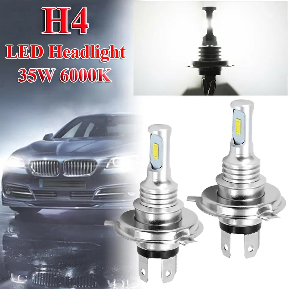2 шт. светодиодсветильник лампы для фар ближнего и дальнего света 6000 К 9003