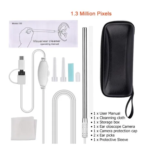 item 3 Эндоскоп для чистки ушей, визуальная Ушная Ложка 2 в 1, USB HD камера 5,5 мм, Android PC, ушной отоскоп, Бороскоп, инструмент МП, МП - Цвет: item 3