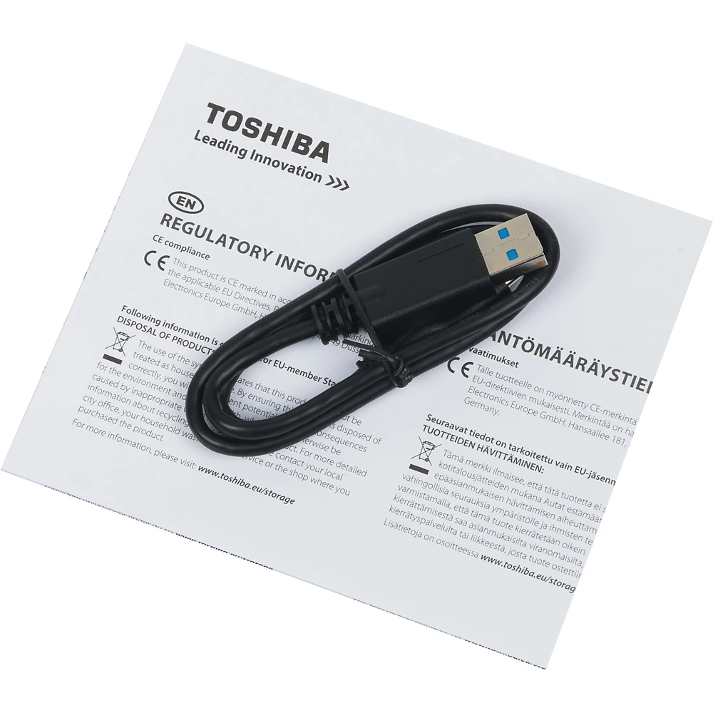 Жесткий диск Toshiba USB 3.0 2Tb HDTB420EK3AA Canvio Basics 2.5" черный