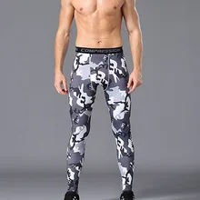 Hot Sportswear Men\\\'s Leggings Gym Training Pants Running Tights Camouflage Soft Breathable Compression Pants