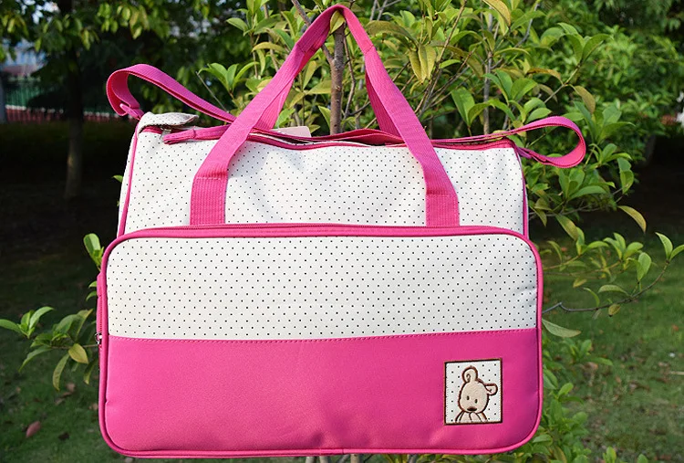 Multifunctional Mummy Bag Three-Piece Double Zipper Crossbody Large Capacity Mummy Bag
