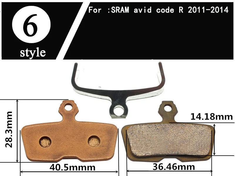 2 пара MTB горный велосипед дисковые Тормозные колодки для SRAM AVID ELIXIR E1/3/5/7/9 BB5 BB7 E9 J3 J5 J7 R2011- DB1 S700 металла