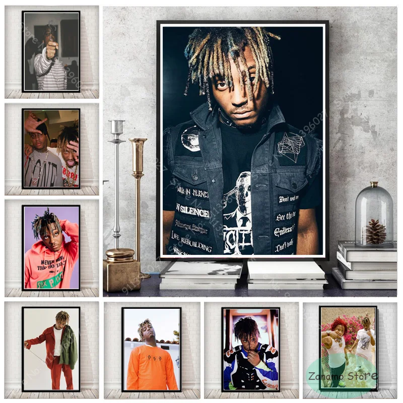 ZT132 Juice Wrld модная икона R.I.P плакат HD печать рэп музыка звезда холст картины