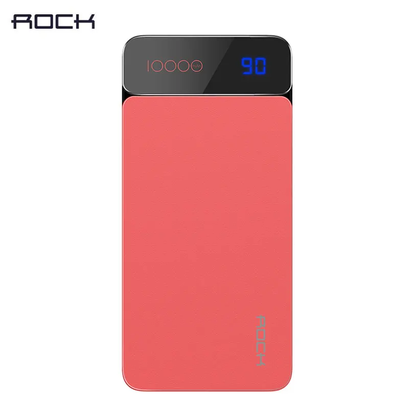 Цифровой ЖК дисплей Power Bank для Xiaomi Mi рок Портативный 10000mah Дополнительный внешний