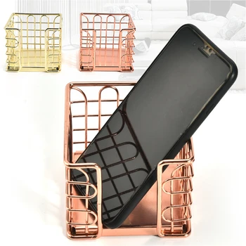 

Storage Box Jewelery Box Office Business Metal Mesh Sticky Note Box Desk Shelf Card Holder Case Stand Organizer Remote Control