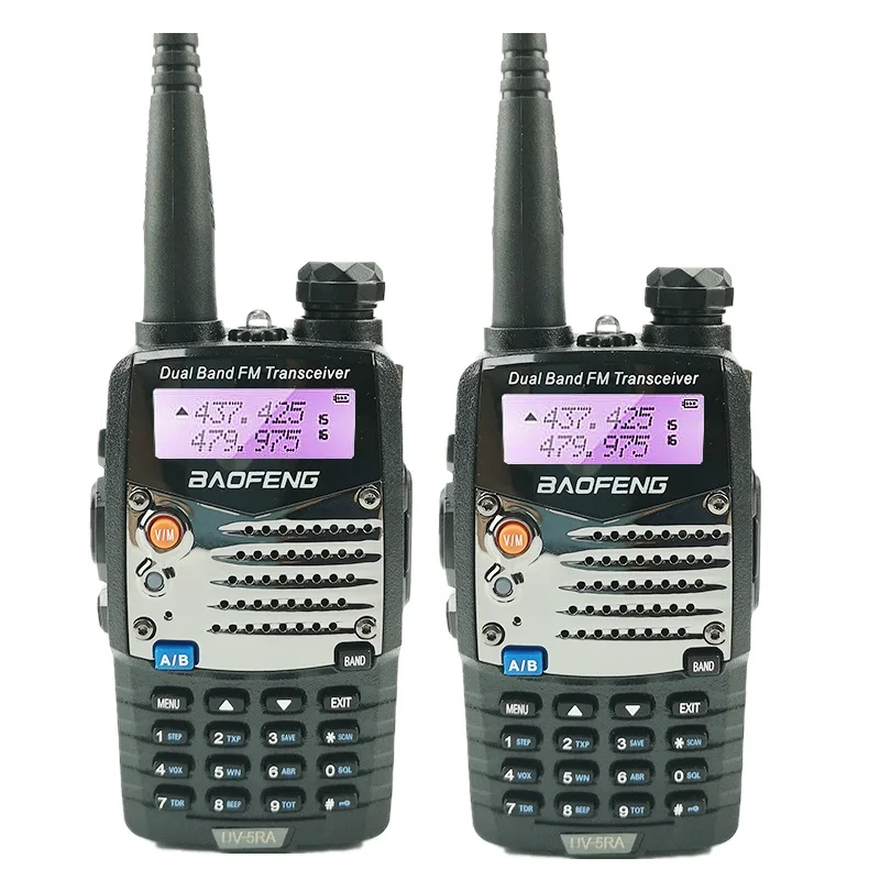 2 pieces 2 шт. Baofeng UV-5RA радиоприемник двухдиапазонный 136-174 и 400-520 МГц Baofeng UV-5R UV5R серия рация CB радиоприемопередатчик Telsiz - Color: 2 pieces