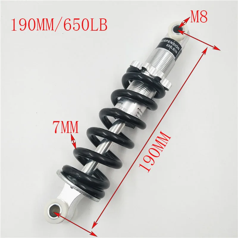 Rear Suspension Shock 100 125 150 160 170 180 190 210MM for 47cc 49CC Super Minimoto ATV Quad electric scooter  Pocket Bike