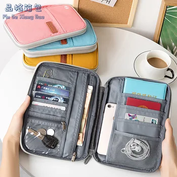 

2020 New Style Multi-functional Cationic Travel Document Package Waterproof Portable Wallet Passport Ticket Holder Protective Ca