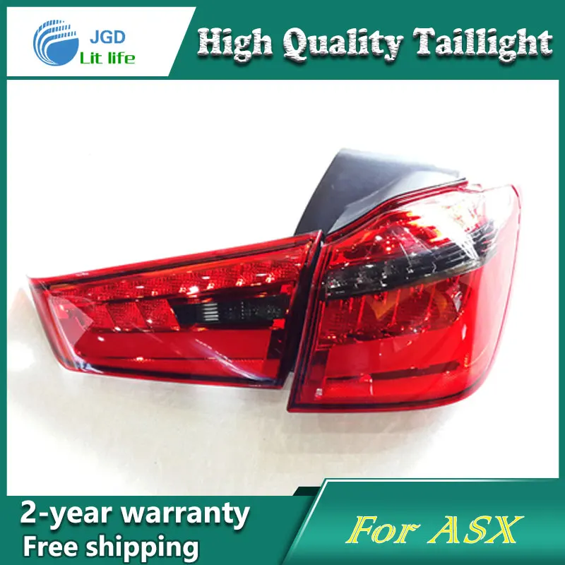  Car Styling Tail Lamp for Mitsubishi ASX 2013 Taillights LED Mitsubishi ASX Taillight Rear Lamp LED