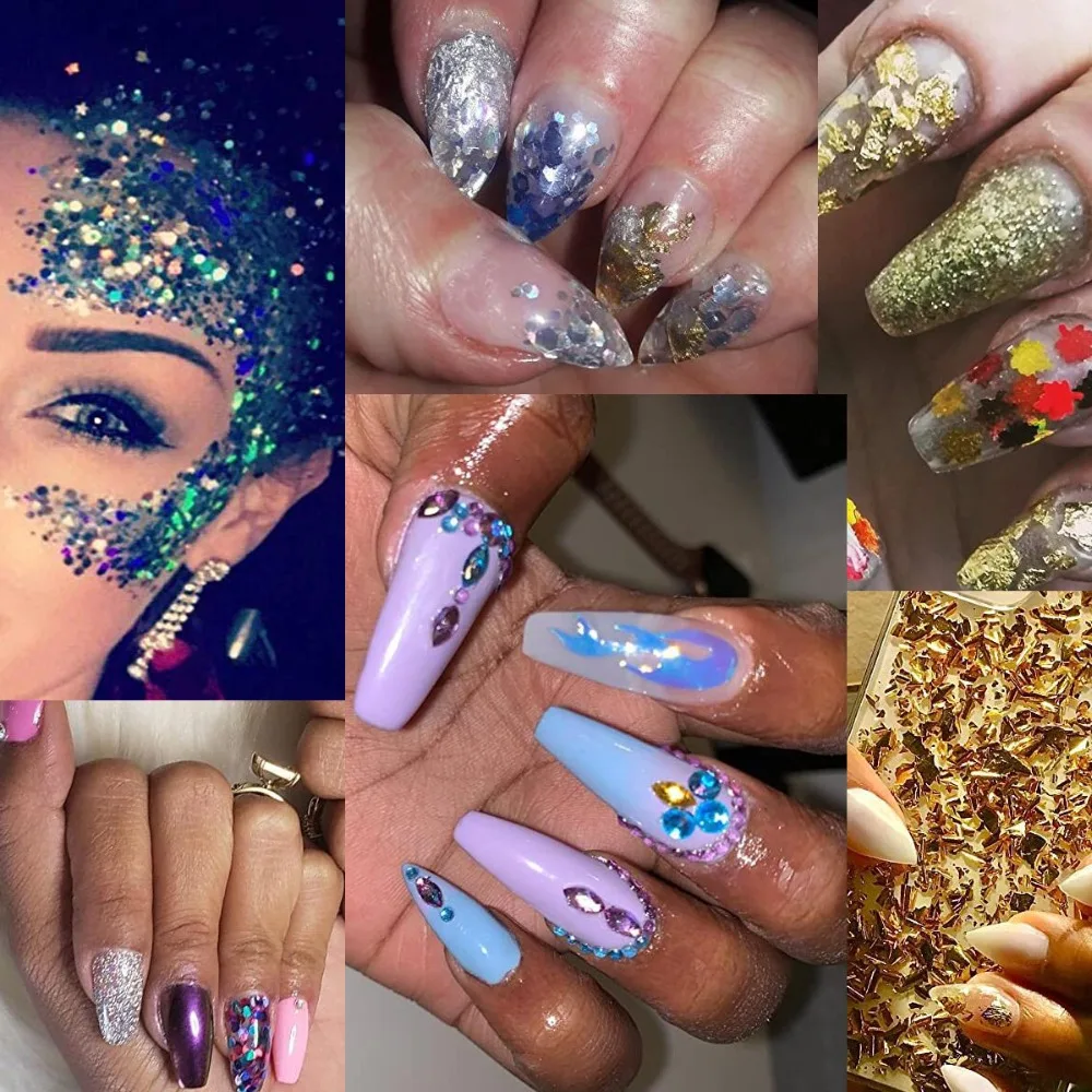 festival glitter decorations