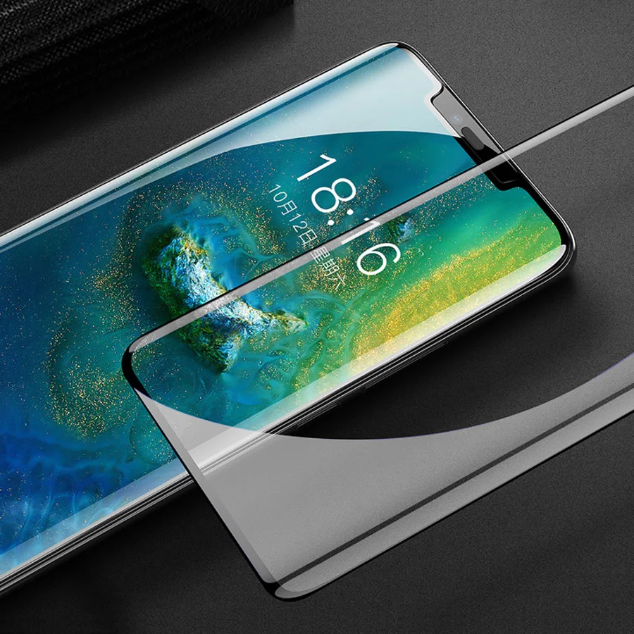 Закаленное 3d-стекло с изогнутыми краями для LG G7 ThinQ V30 V40 V50 полное покрытие