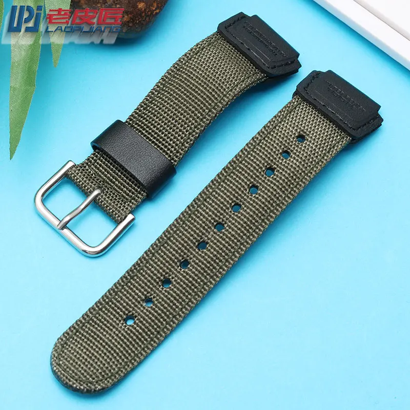 НАТО нейлоновый ремешок для часов для casio GA100/110 DW-5035D/6600 GW-M5610 AE-1200WH-1B/SGW-300H/400/SGW-500 8/5000 ремешок для наручных часов 16 мм 18 мм