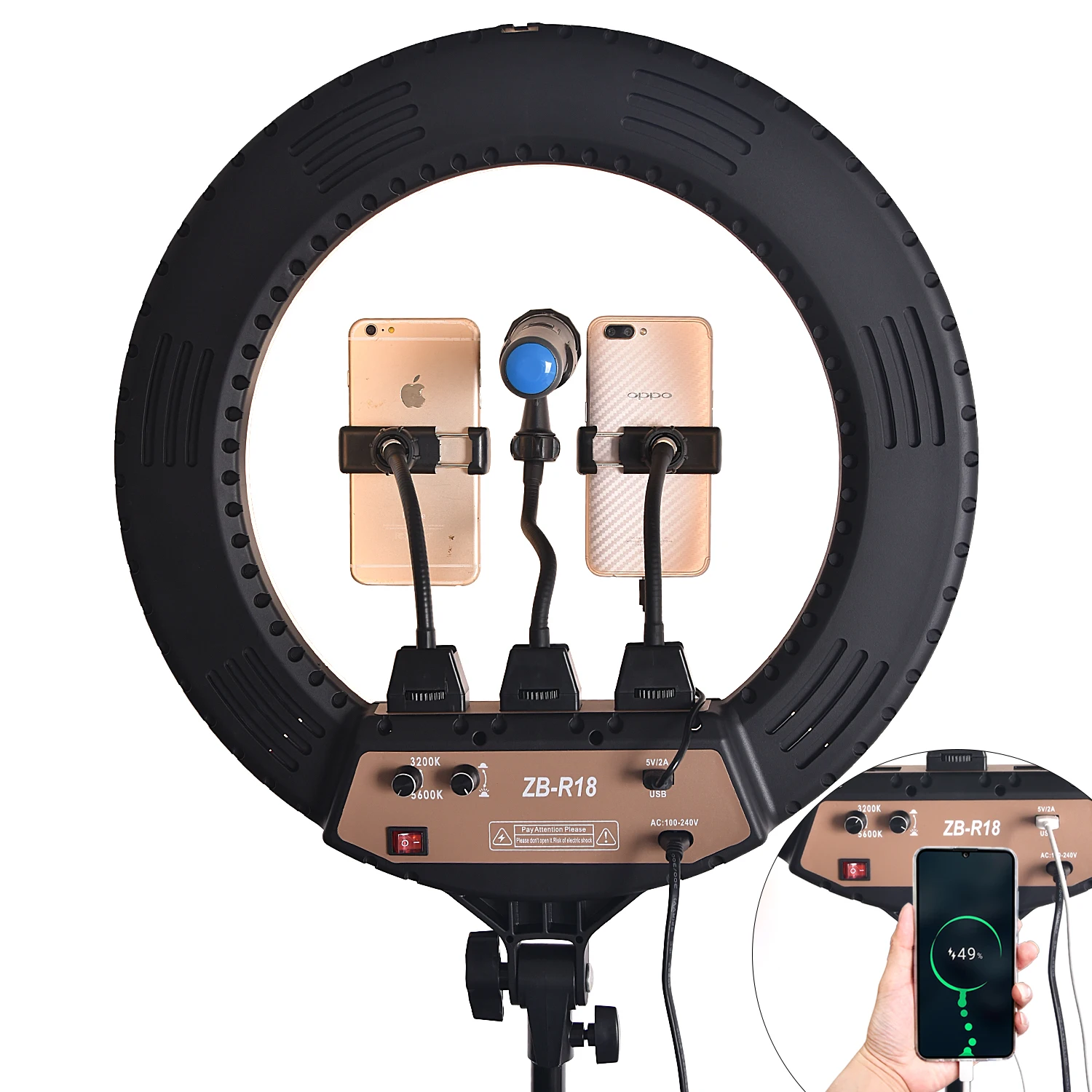 Fosoto 18 Inch LED Ring Light price in Bangladesh