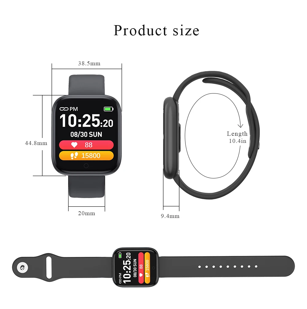 IP67 Smartband умный Браслет кровяное давление часы водонепроницаемый сердечный ритм здоровье Женский Смарт-браслет часы для мужчин умный Браслет