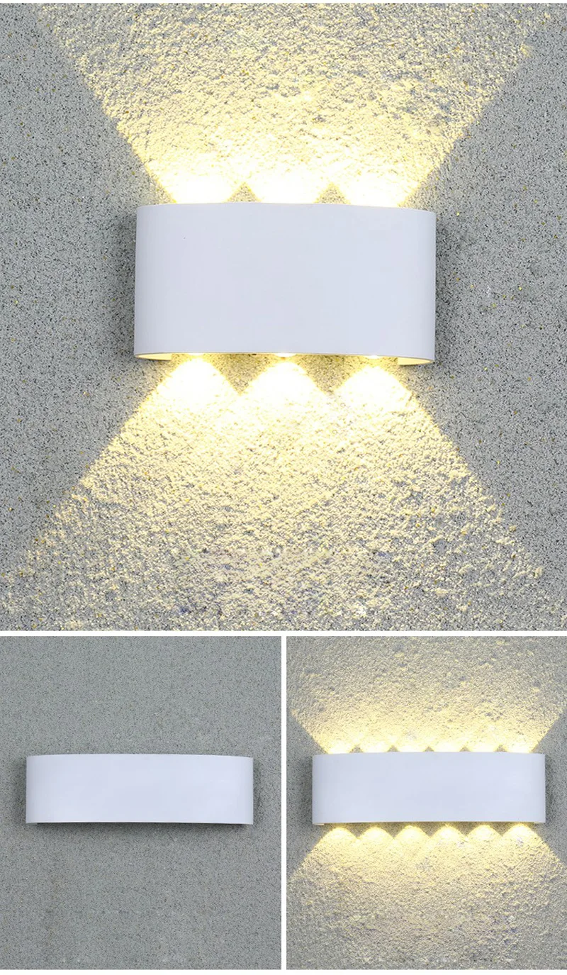 Waterproof LED Wall Light Lamp 2/4/6/8W Hallway Staircase Corridor Bedroom US 