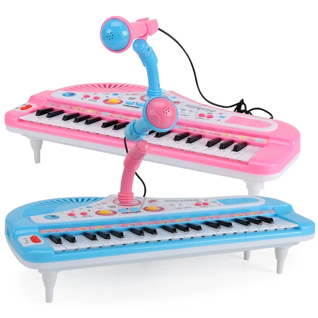 Brinquedo Piano Infantil 32 Teclas Teclado Piano Brinquedo Educacional  Teclado Elétrico Brinquedo Musical Infantil