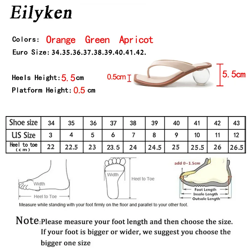 Eilyken/модные дизайнерские Вьетнамки; шлепанцы; высокое качество; Каблук из плексигласа; прозрачные сандалии с круглым каблуком; летние женские шлепанцы