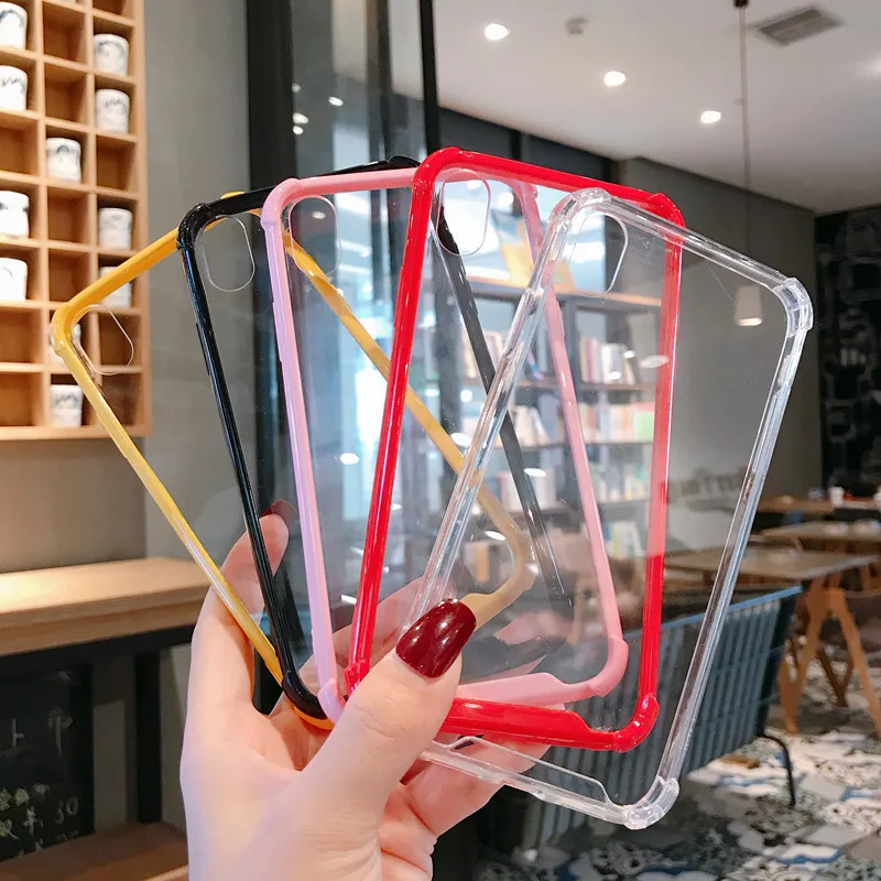 Противоударный жесткий акриловый чехол для iPhone 11 Pro Max 6 6S 7 8 Plus, чехол Xs Max X XR, чехлы для телефонов, прозрачный жесткий чехол для ПК