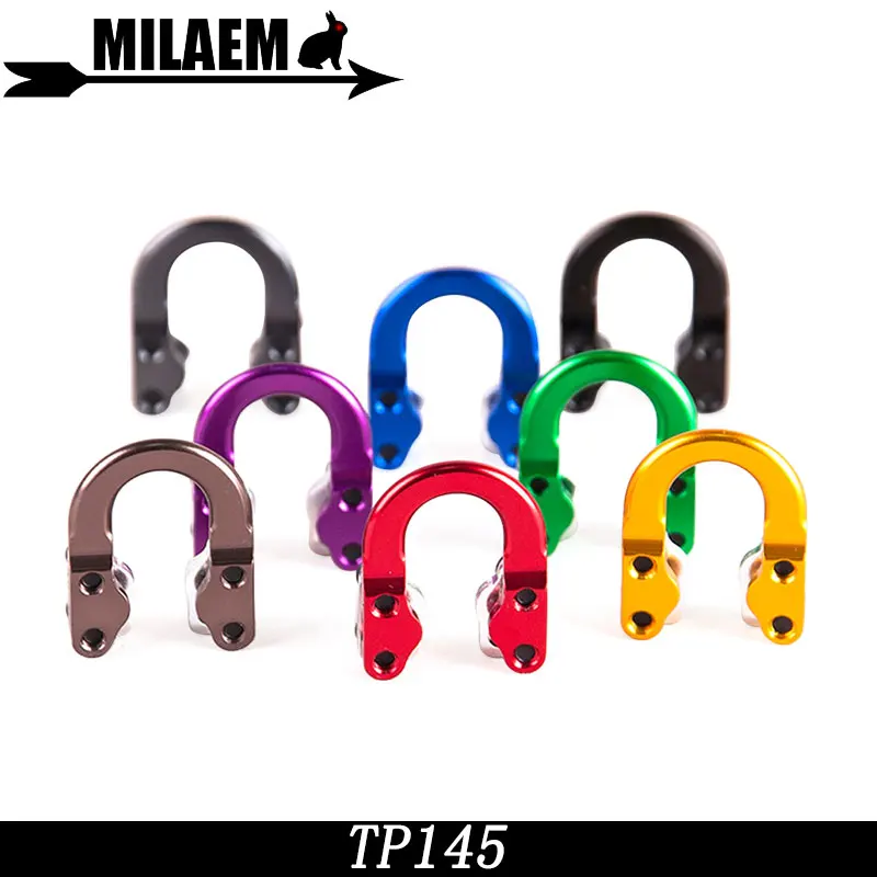 

1pc Archery Metal D Loop U Shape Ring Buckle Rope Bow Release Nock Ring Buckle Compound Bow Shooting Hunting Accessories