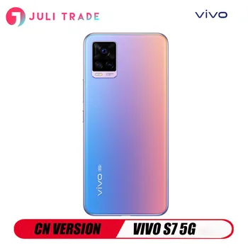 Перейти на Алиэкспресс и купить Оригинал, VIVO S7 5G, Android, Snapdragon 76, 5G, отпечаток пальца, быстрая зарядка, 33 Вт, Type-C, отпечаток пальца, версия CN