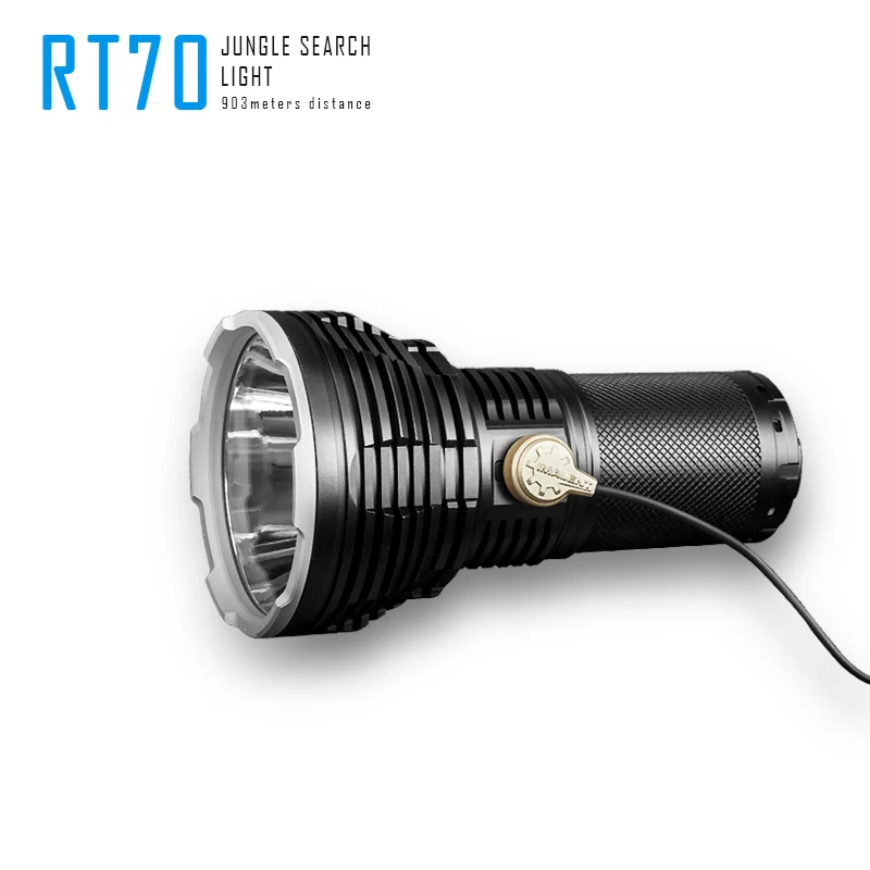 Imalent RT70 Cree XHP70 2-го поколения USB Перезаряжаемый светодиодный фонарь с аккумулятором 4X18650 3000 мАч для кемпинга