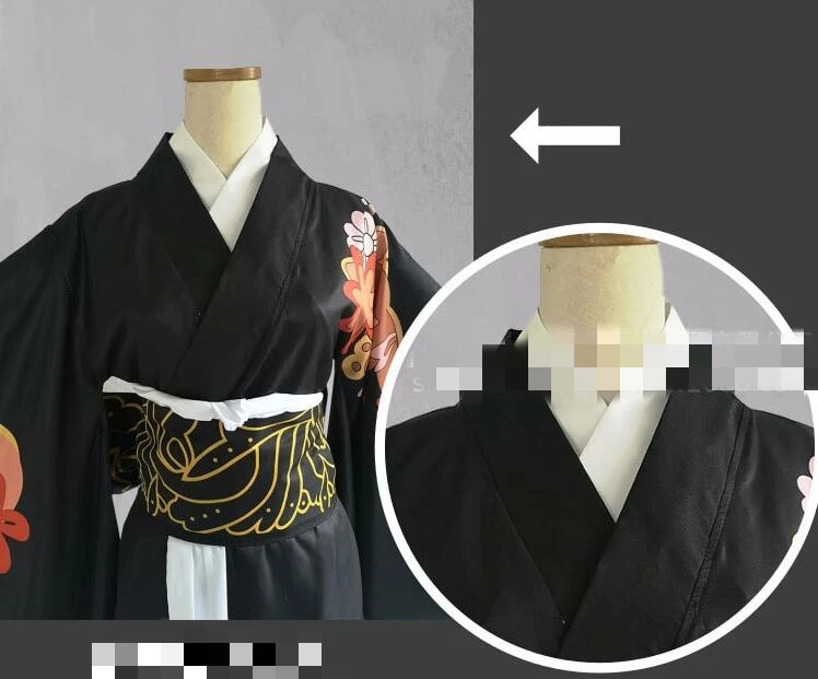 Убийца демона: Kimetsu no Yaiba Kibutsuji Muzan аниме настроить Косплей костюмы японское кимоно