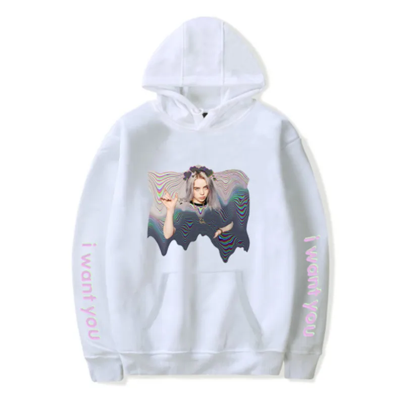 Новинка Billie Eilish, модные толстовки с капюшоном, свитшот, Повседневный, для мужчин и женщин, с капюшоном, пуловер с длинным рукавом, спортивный, хип-хоп, толстовка, одежда, Топ