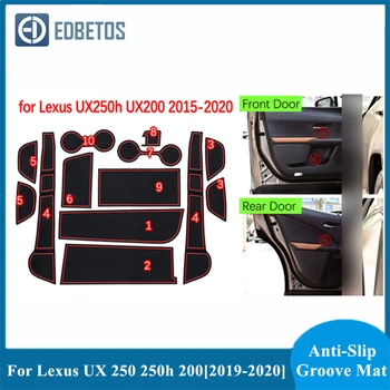 

UX UX250h UX200 250 250h 200 Car Door Mat Accessories Styling For Lexus UX UX250h UX200 2019 2020 250 250h 200 Interior Cup Pad