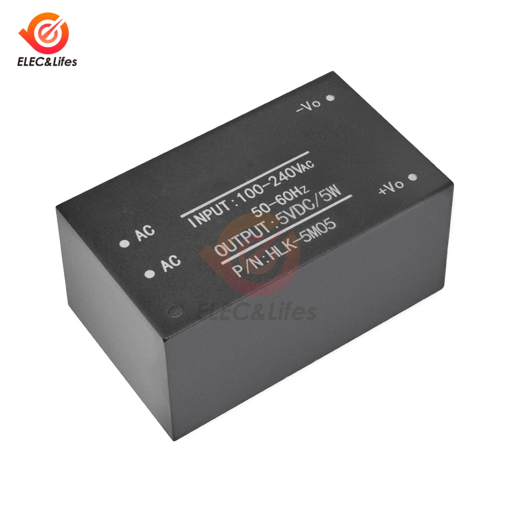 AC-DC 220V до 3,3 V 5V 12V Мини модуль источника питания с HLK-PM01 HLK-PM03 HLK-PM12 Шаг вниз переключатель, модуль источника питания с сертификацией UL/CE