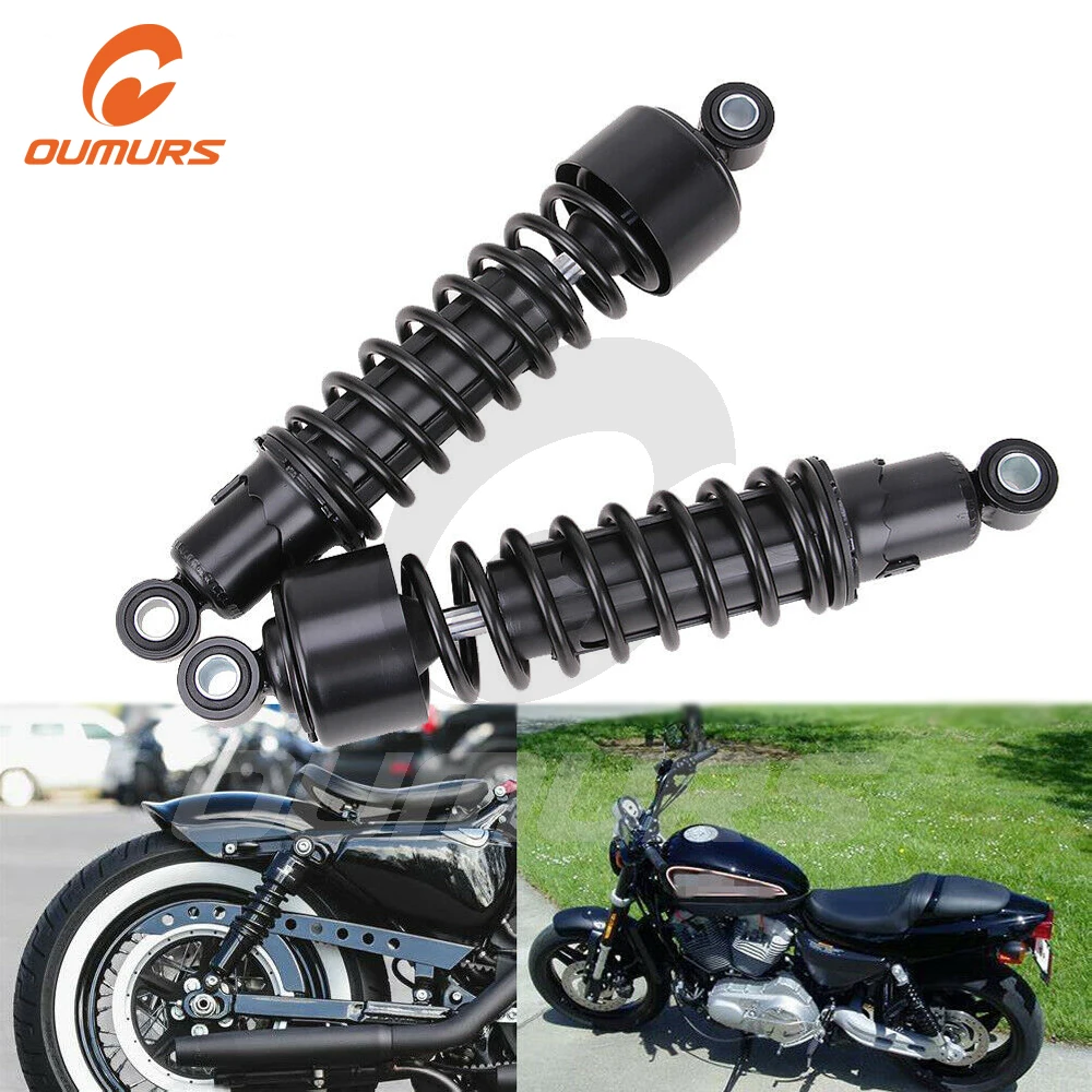 OUMURS 1 пара задних амортизаторов для мотоцикла 11 75 &quot амортизатор с амортизатором Harley Sportster XL Iron 883 Forty Eight Glide FXR