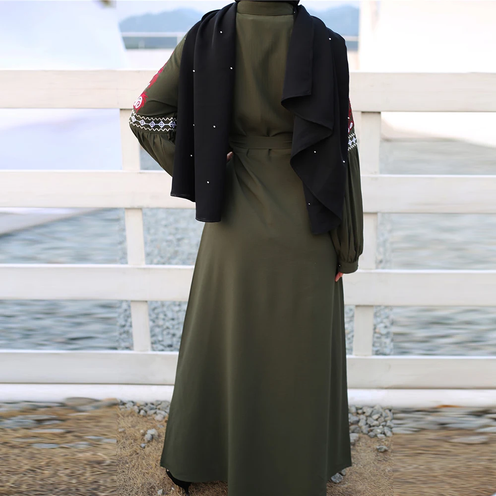 Mais tamanho abaya muçulmano vestido turquia roupas