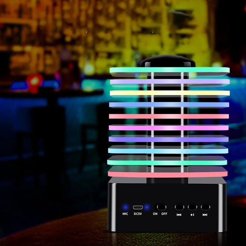 Маяк Bluetooth динамик Многофункциональный модный Bluetooth динамик светодиодный маяк динамик карта динамик