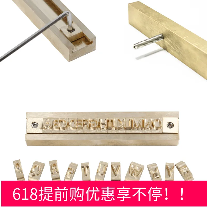 T тип ручная штамповка для ювелирных изделий гравировка логотипа инструмент