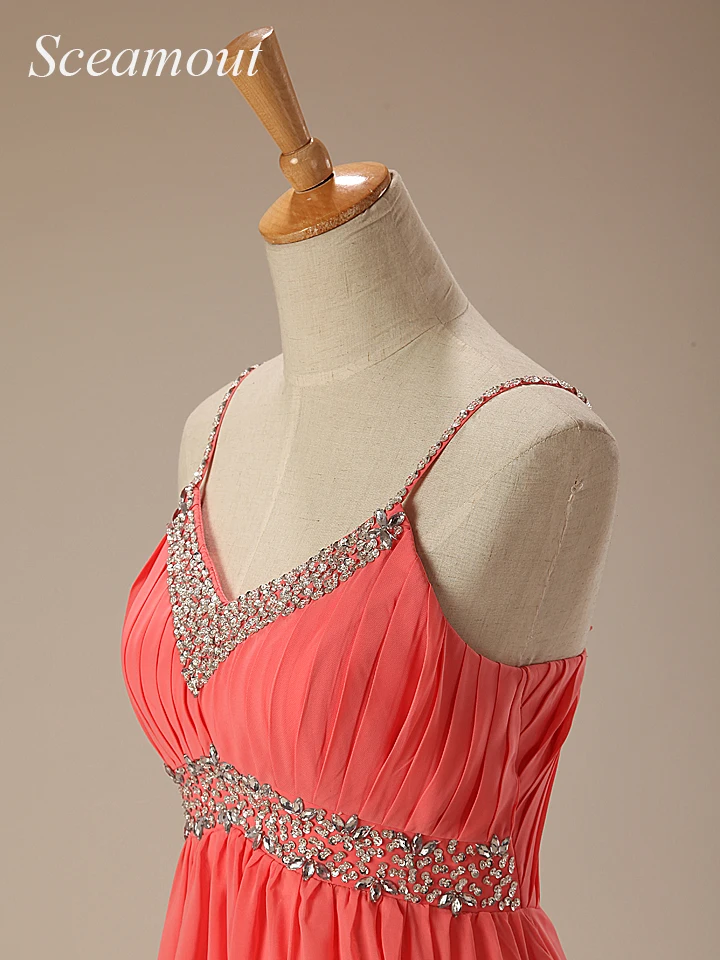 Robe De Soiree, новая мода, Abendkleider, оранжевые шифоновые вечерние платья, на шнуровке, кафтан, настоящая фотография, вечернее платье с v-образным вырезом